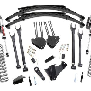 Rough Country 6 Inch Lift Kit Diesel 4 Link RR Spring Vertex Ford F-250/F-350 Super Duty (05-07)
