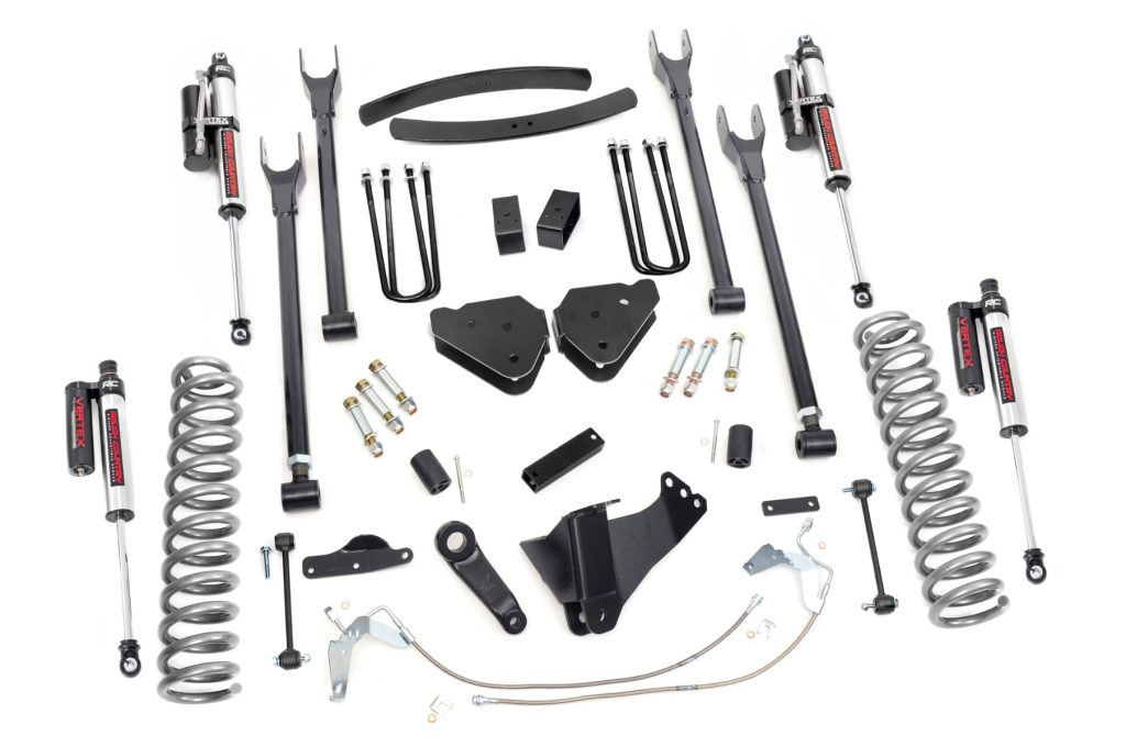 Rough Country 6 Inch Lift Kit Diesel 4 Link Vertex Ford F-250/F-350 Super Duty (08-10)