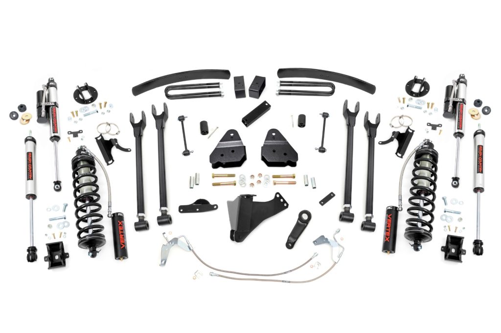 Rough Country 6 Inch Lift Kit Diesel 4 Link C/O Vertex Ford F-250/F-350 Super Duty (08-10)
