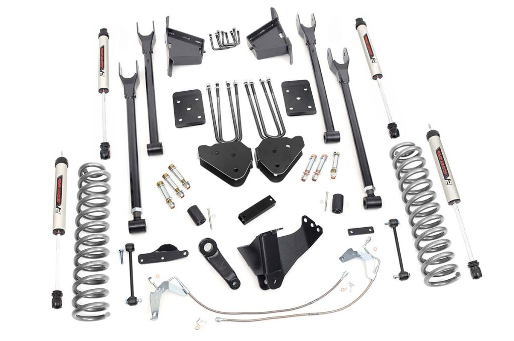 Rough Country 8 Inch Lift Kit 4 Link V2 Ford F-250/F-350 Super Duty 4WD (2008-2010)