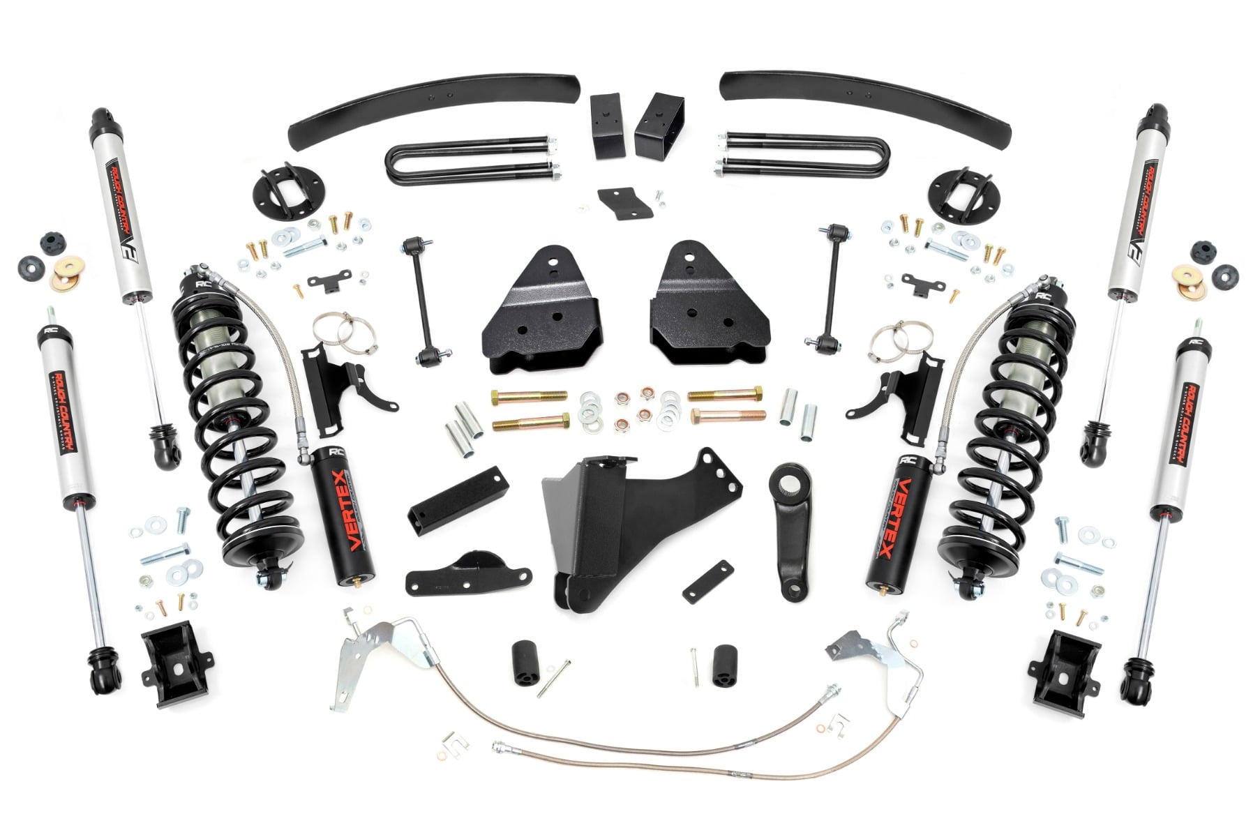 Rough Country 6 Inch Lift Kit Gas C/O V2 Ford F-250/F-350 Super Duty 4WD (08-10)