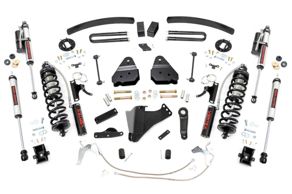 Rough Country 6 Inch Lift Kit Gas C/O Vertex Ford F-250/F-350 Super Duty (08-10)