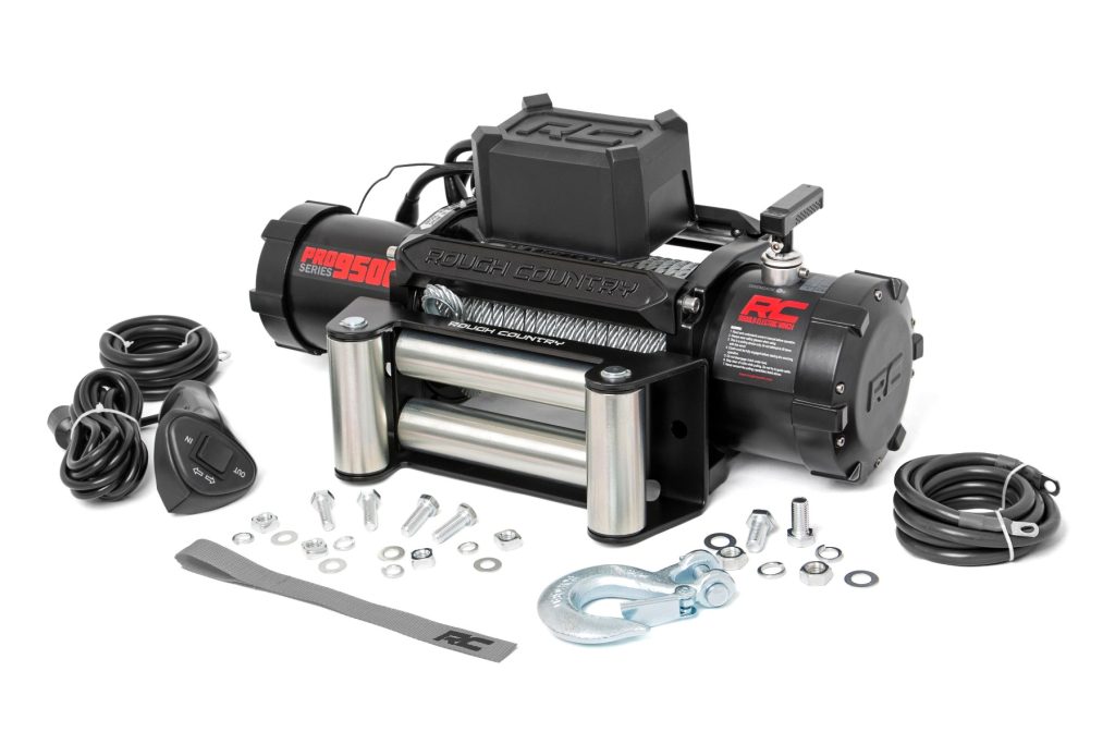 Rough Country 9500-Lb Pro Series Winch Steel Cable