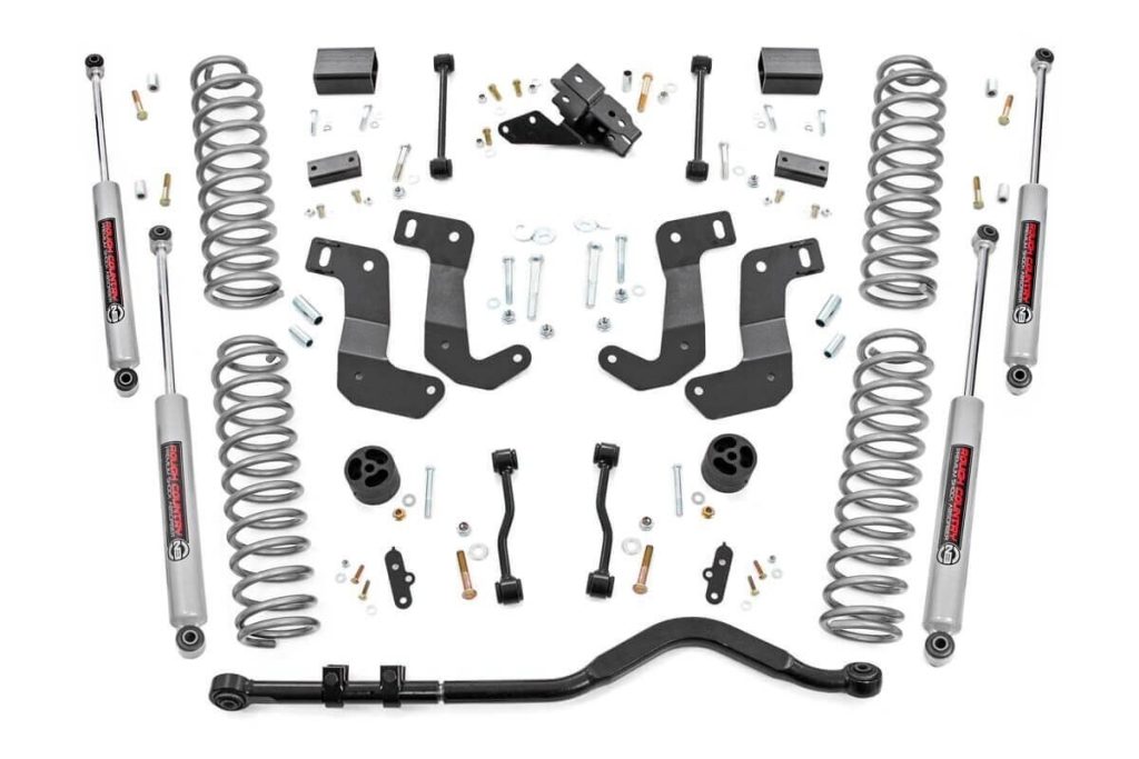 Rough Country 3.5 Inch Lift Kit C/A Drop 2-Door Jeep Wrangler JL 4WD (2018-2023)