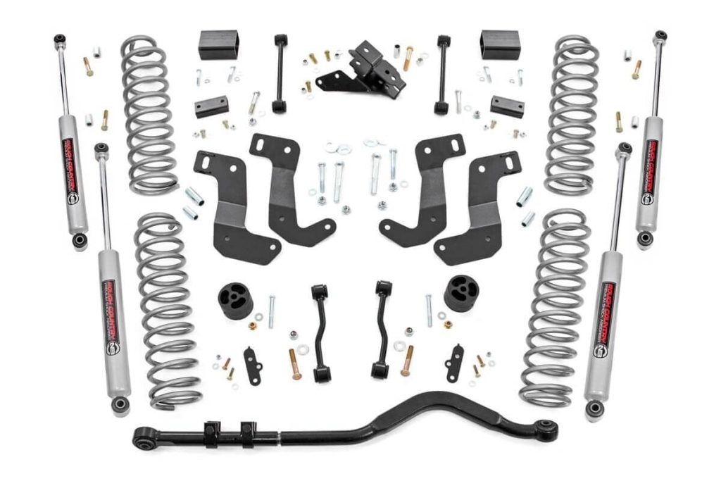 Rough Country 3.5 Inch Lift Kit C/A Drop 2-Door Jeep Wrangler JL 4WD (2024-2026)