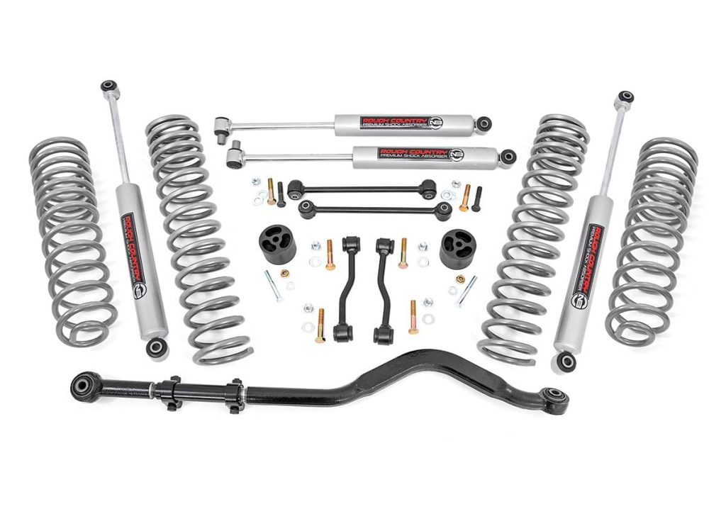 Rough Country 3.5 Inch Lift Kit Springs N3 Jeep Gladiator JT 4WD (2020-2023)