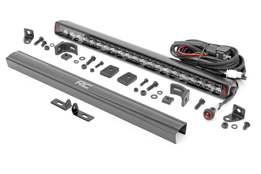 Rough Country LED Light Kit Bumper Mount 20″ Spectrum Single Row Ford Ranger (19-23)