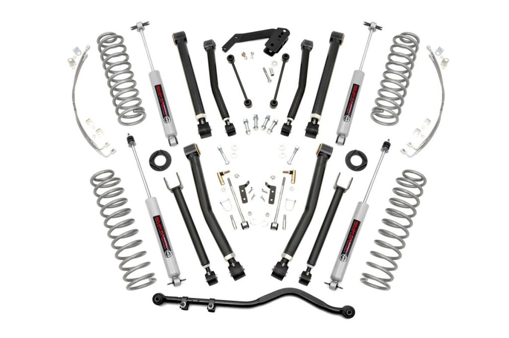 Rough Country 4 Inch Lift Kit X-Series Jeep Wrangler JK 4WD (2007-2018)