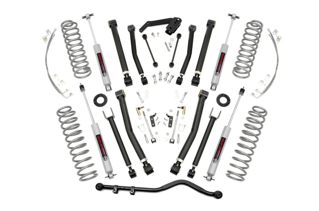 Rough Country 4 Inch Lift Kit X-Series Jeep Wrangler Unlimited 2WD/4WD (2007-2018)