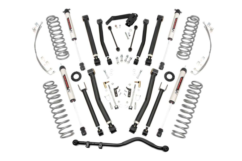 Rough Country 4 Inch Lift Kit X-Series V2 Jeep Wrangler JK 4WD (2007-2018)