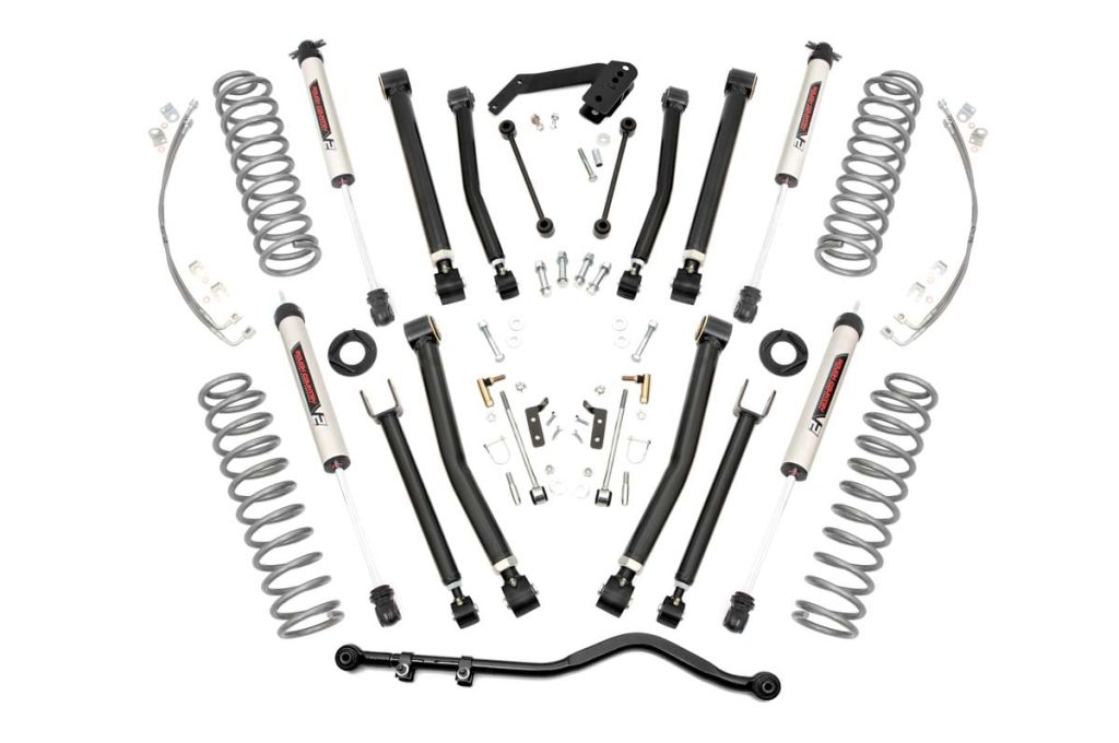 Rough Country 4 Inch Lift Kit X-Series V2 Jeep Wrangler Unlimited 2WD/4WD (2007-2018)