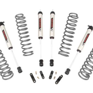 Rough Country 2.5 Inch Lift Kit Coils V2 Jeep Wrangler JK 4WD (2007-2018)