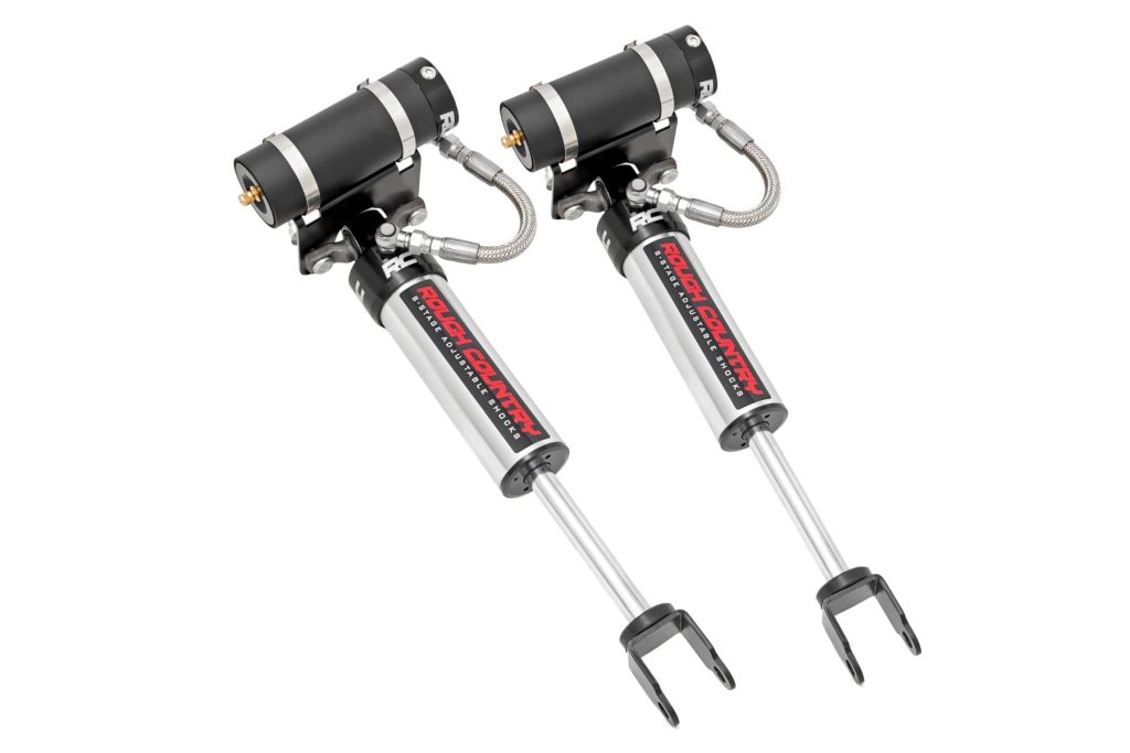 Rough Country Vertex 2.5 Reservoir Front Shocks 3-5″ Chevy/GMC 2500HD/3500HD (11-19)