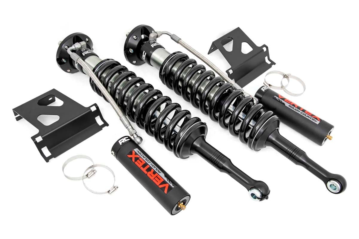 Rough Country Vertex 2.5 Reservoir Coilovers Front 6β³ Toyota Tundra 4WD (2007-2021)