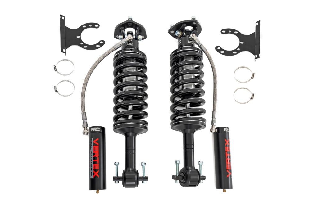 Rough Country Vertex 2.5 Reservoir Coilovers Front 3β³ Ford F-150 4WD (2014-2026)