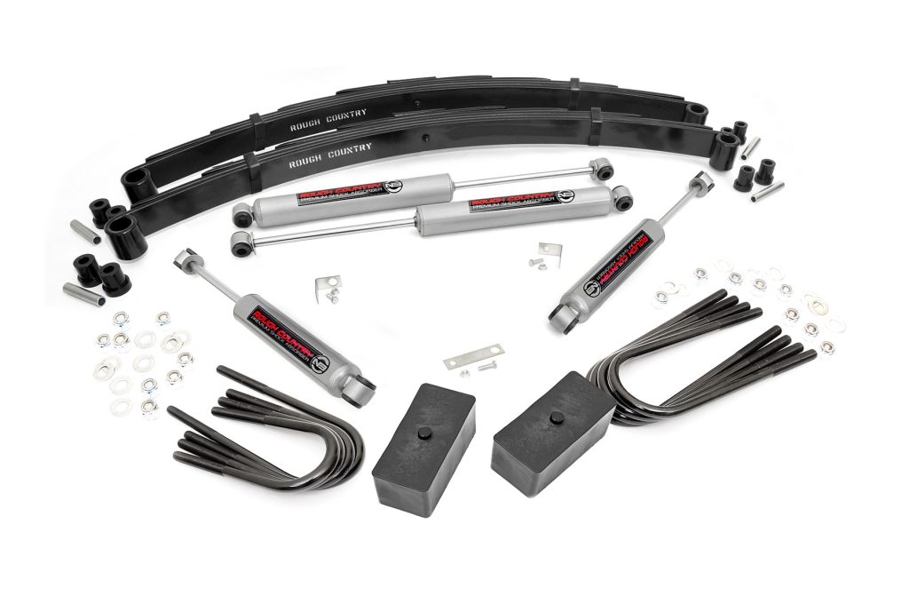 Rough Country 2 Inch Lift Kit Rear Blocks Chevy/GMC 3/4-Ton Suburban 4WD (1988-1991)