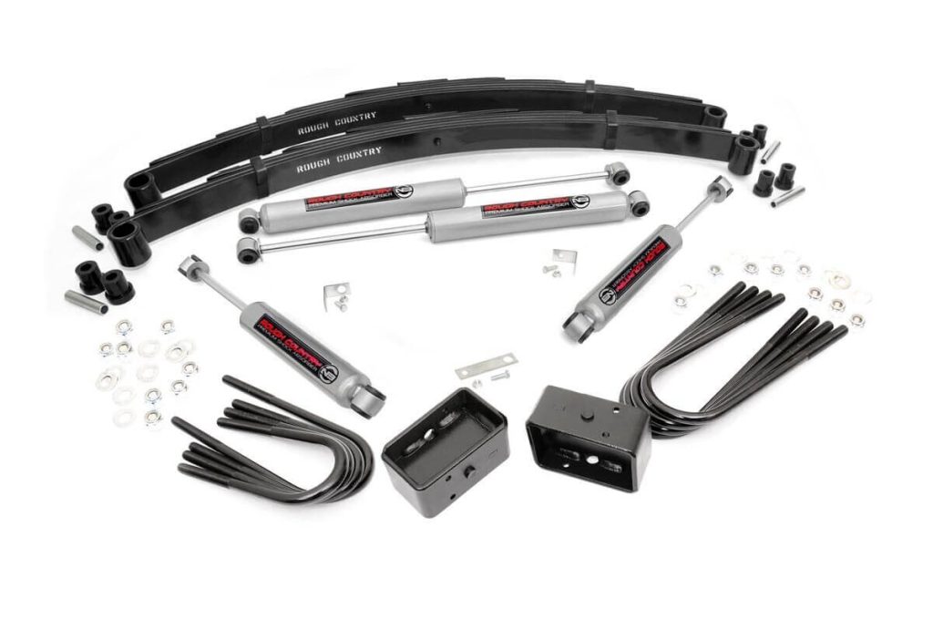 Rough Country 4 Inch Lift Kit Chevy/GMC C10/K10 C15/K15 Truck/Half-Ton Suburban (69-72)