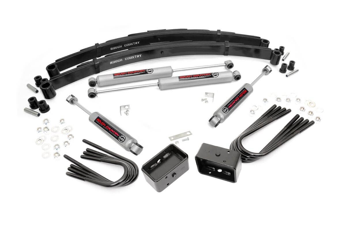 Rough Country 4 Inch Lift Kit Chevy/GMC C10/K10 C15/K15 Truck/Half-Ton Suburban (69-72)