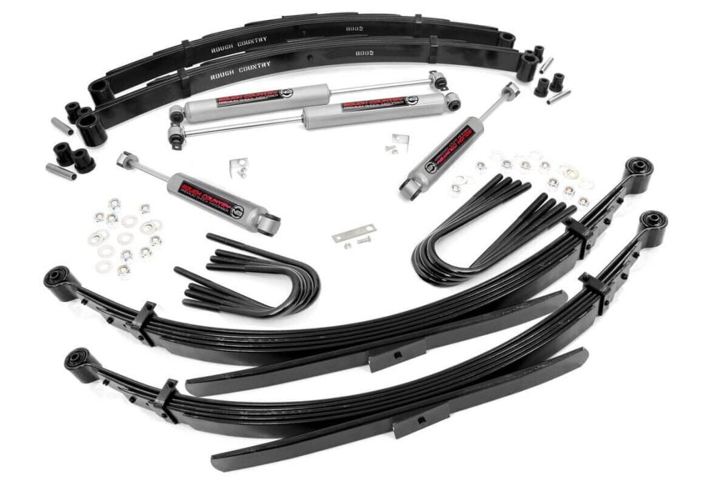 Rough Country 4 Inch Lift Kit RR Spring Chevy/GMC C10/K10 C15/K15 Truck/Half-Ton Suburban (69-72)