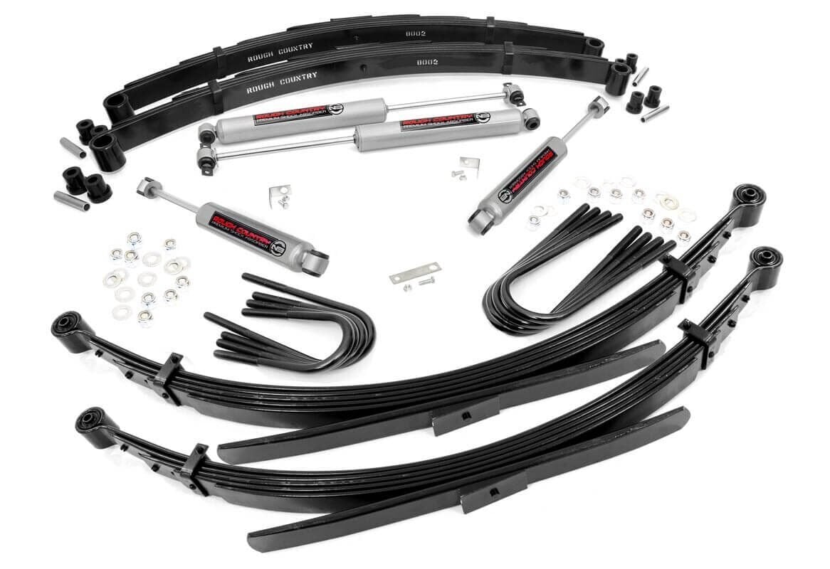 Rough Country 4 Inch Lift Kit RR Spring Chevy/GMC C10/K10 C15/K15 Truck/Half-Ton Suburban (69-72)