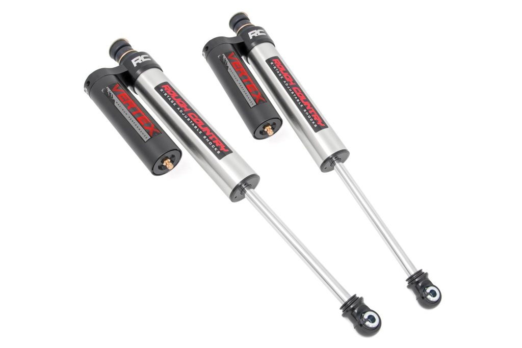Rough Country Vertex 2.5 Reservoir Front Shocks 4.5-8″ Ford F-250 Super Duty 4WD (05-26)