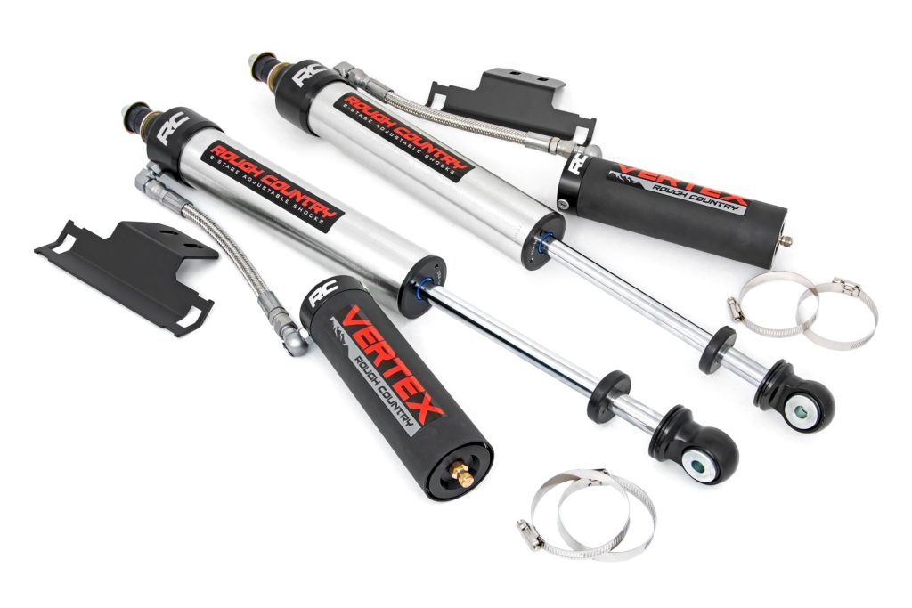 Rough Country Vertex 2.5 Reservoir Rear Shocks 3″ Toyota Tacoma 2WD/4WD (2005-2023)