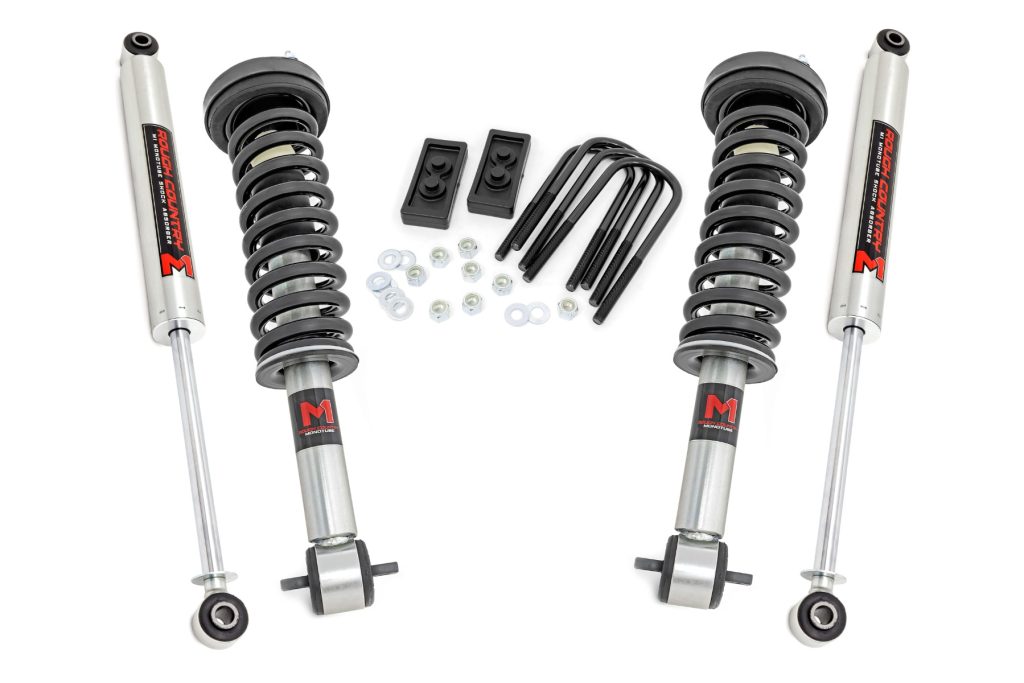 Rough Country 2 Inch Lift Kit M1 Struts/M1 Ford F-150 4WD (2014-2020)