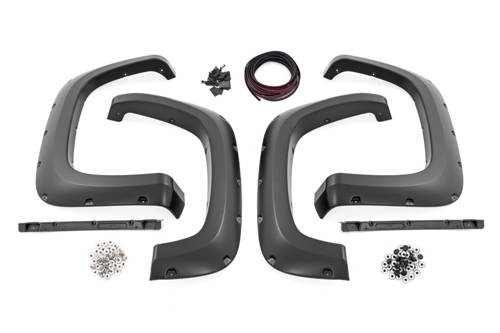 Rough Country Pocket Fender Flares G42 White Sands Chevy Silverado 2500 HD/3500 HD (20-26)