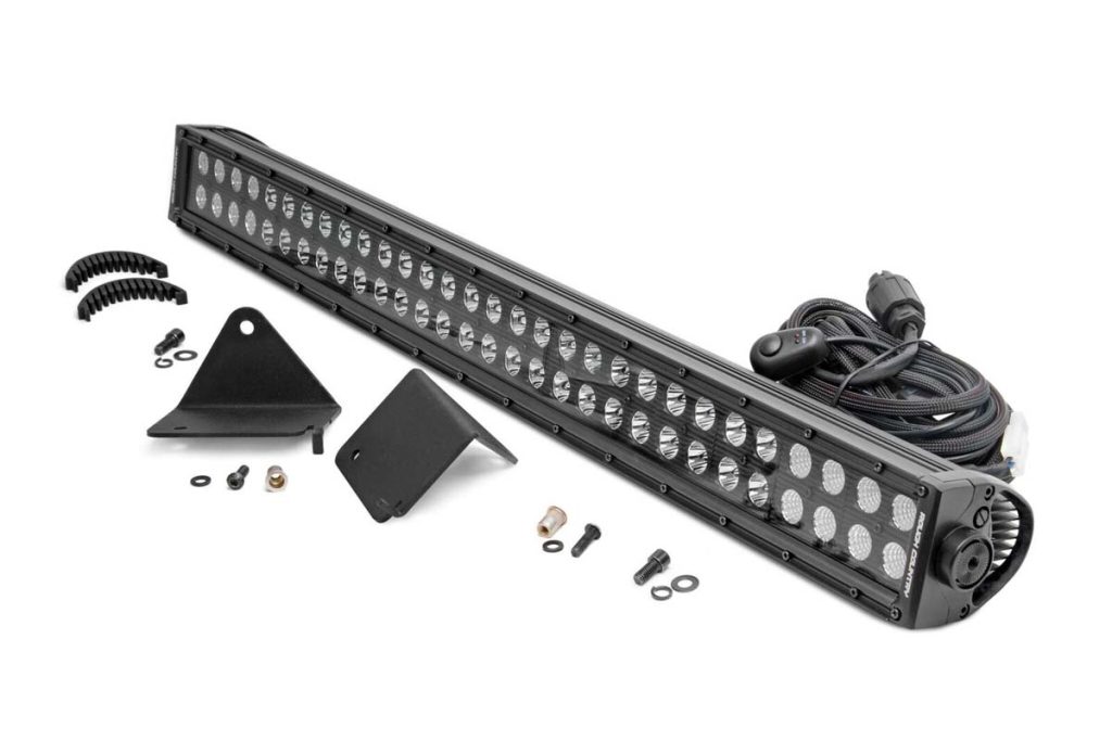 Rough Country LED Light Under Bed 30″ Black Dual Row Can-Am Defender HD 5/HD 8/HD 9/HD 10