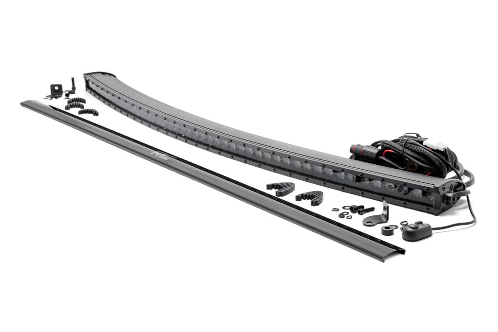 Rough Country 50 Inch Black Series LED Light Bar Curved Single Row