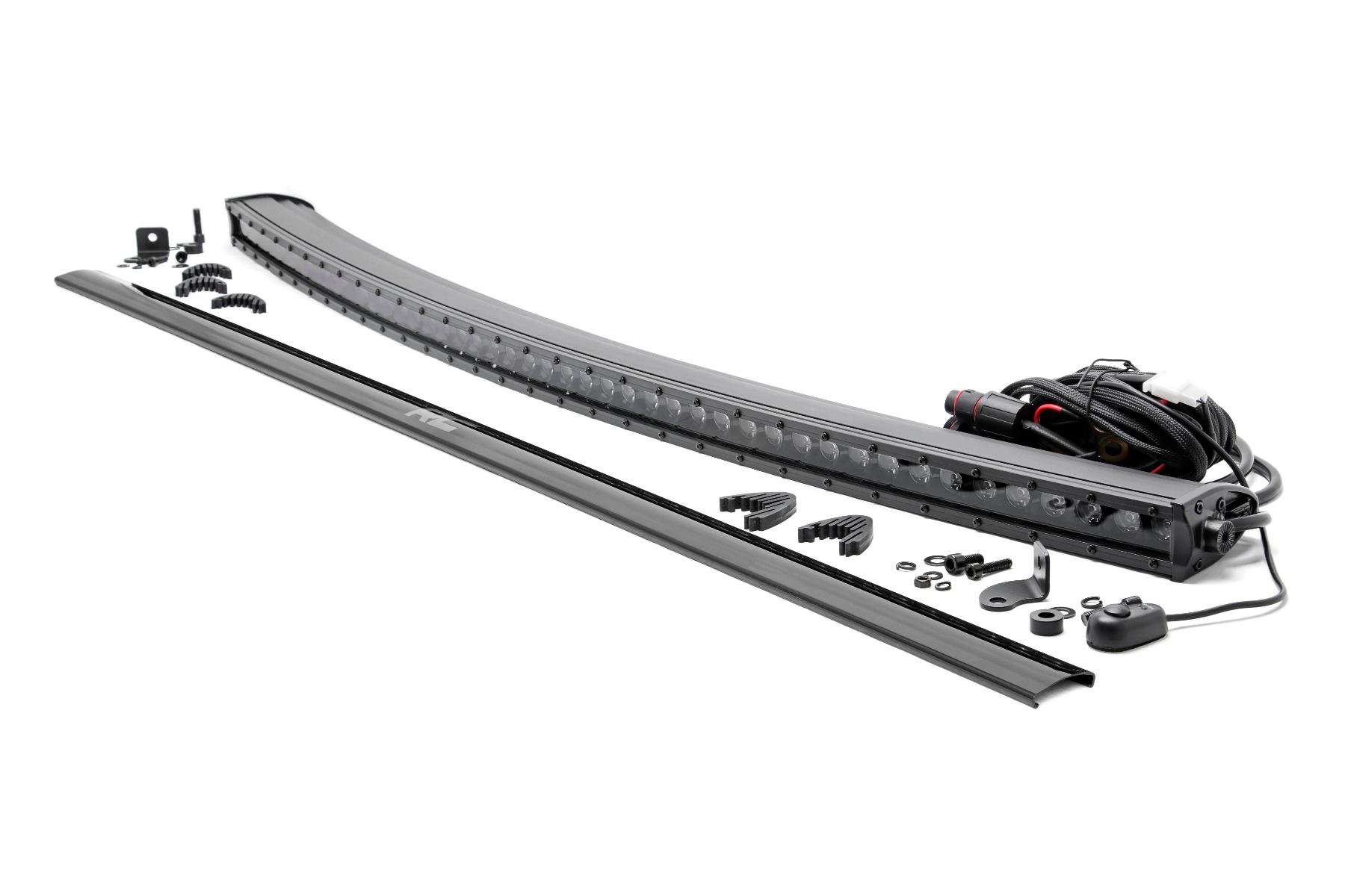 Rough Country 50 Inch Black Series LED Light Bar Curved Single Row