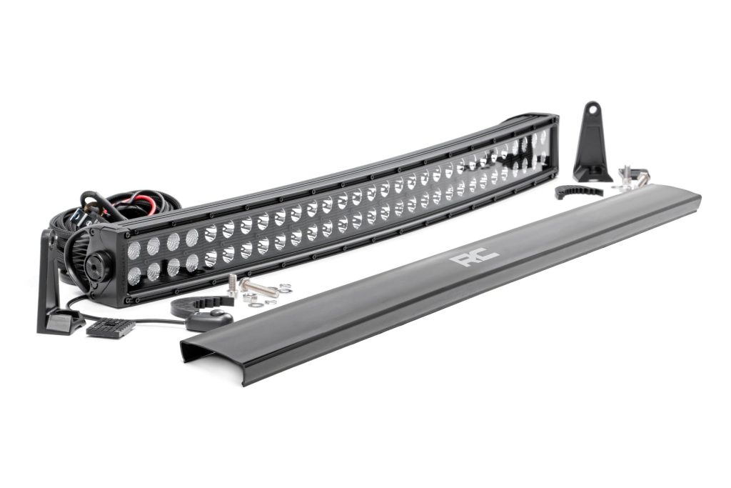 Rough Country 30 Inch Black Series LED Light Bar Curved Dual Row