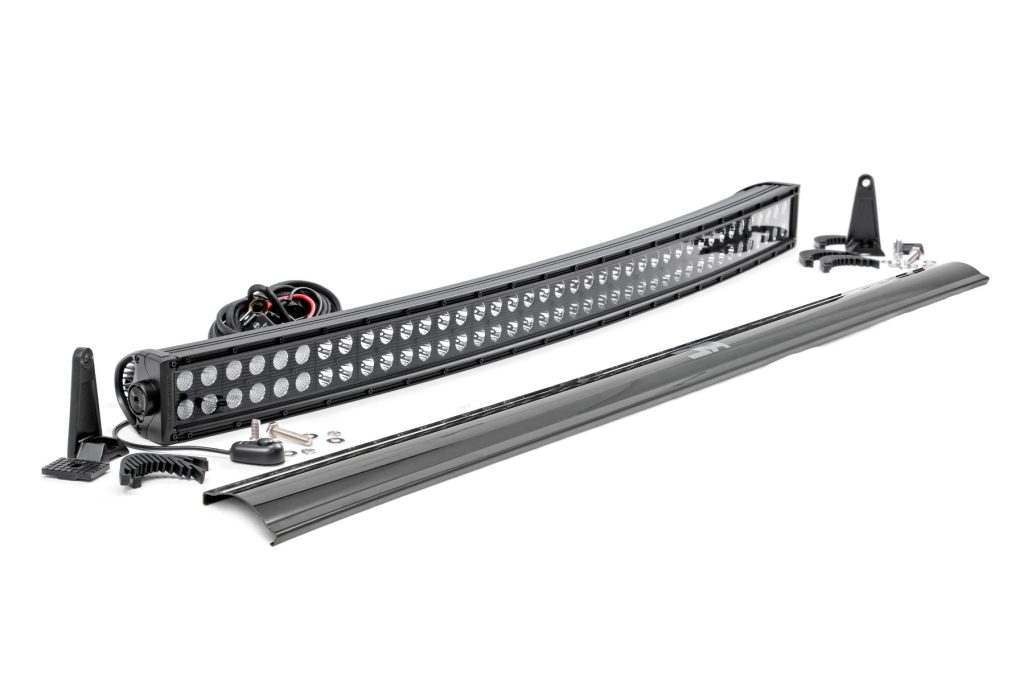 Rough Country 40 Inch Black Series LED Light Bar Curved Dual Row
