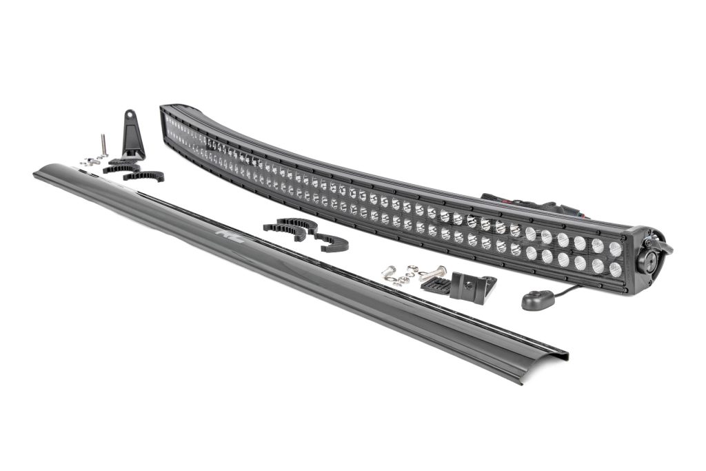 Rough Country 50 Inch Black Series LED Light Bar Curved Dual Row