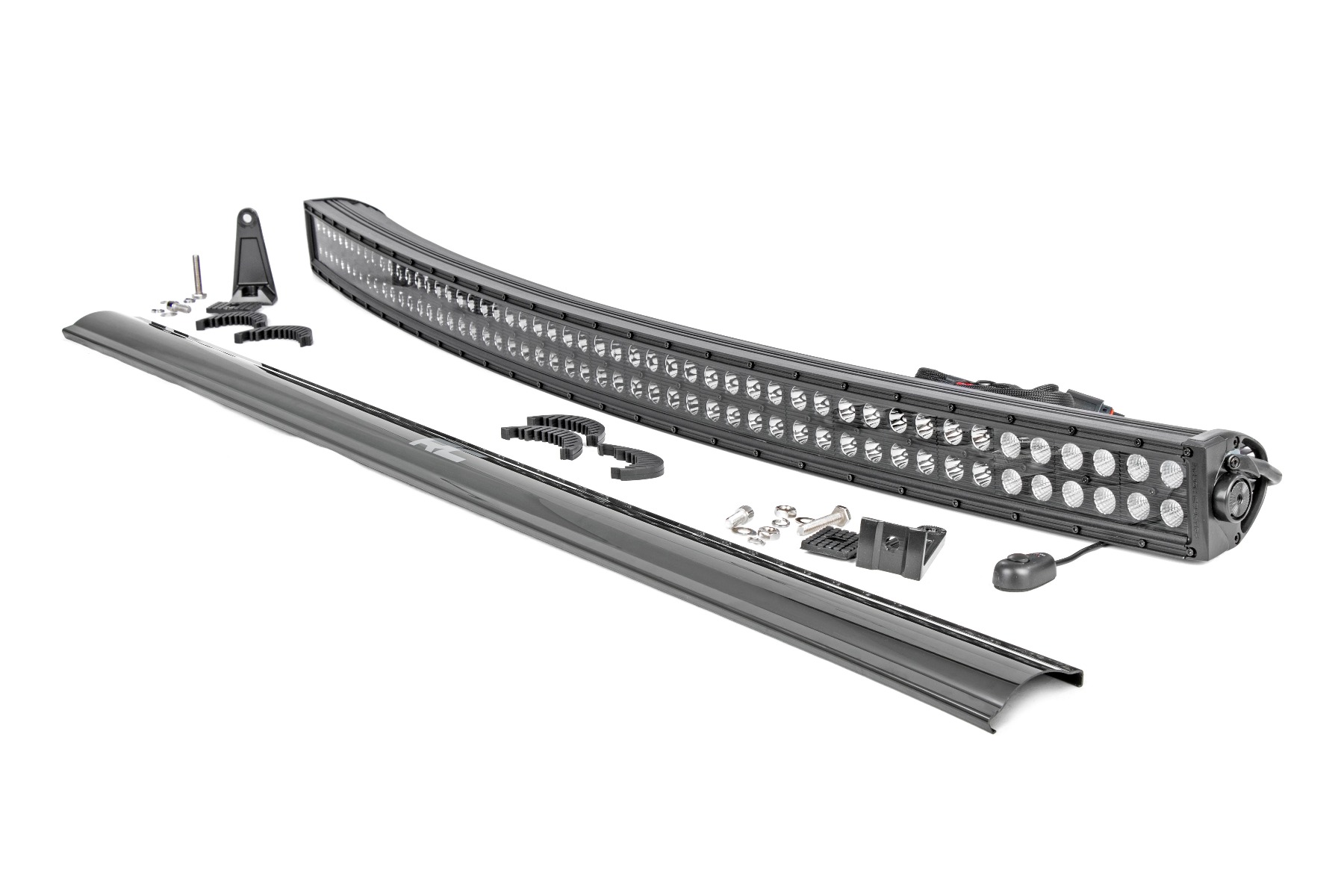 Rough Country 50 Inch Black Series LED Light Bar Curved Dual Row
