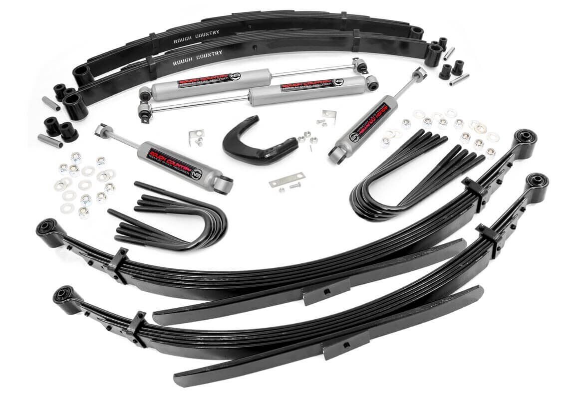 Rough Country 6 Inch Lift Kit 52 Inch Rear Springs Chevy/GMC C10/K10 Truck & SUV/K5 Blazer (73-76)