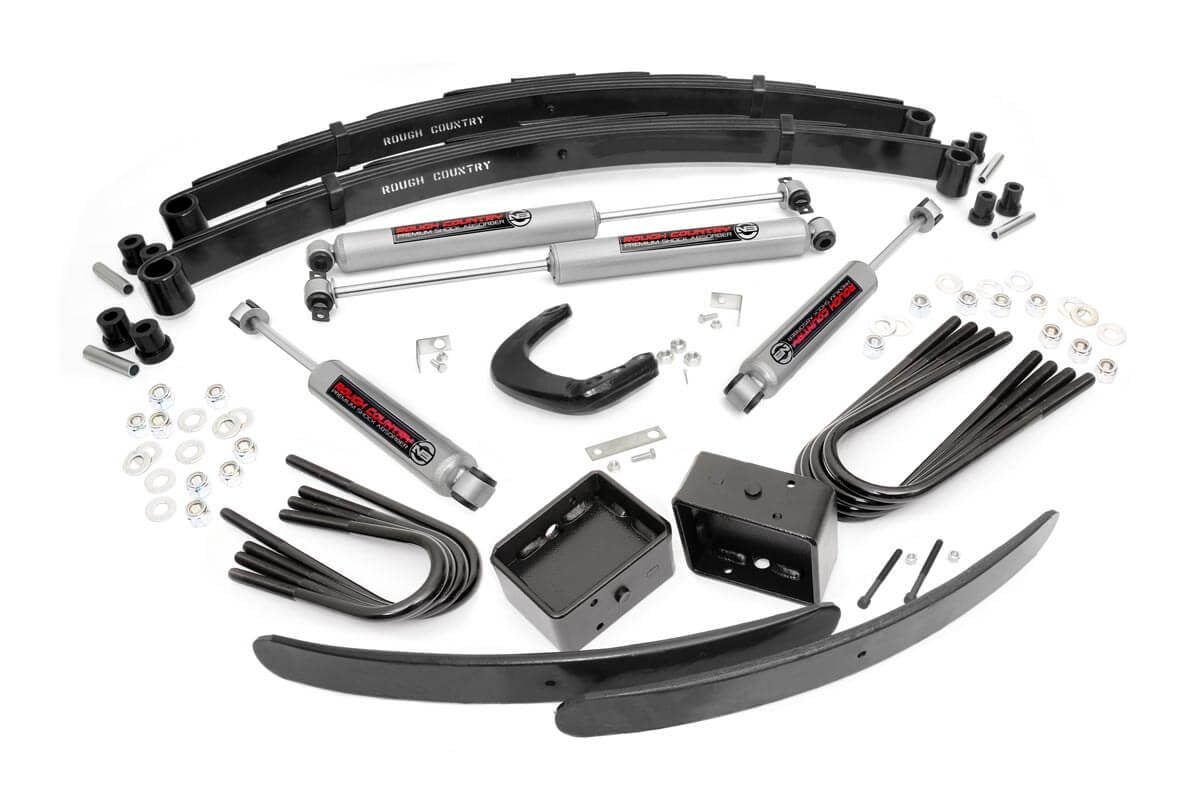 Rough Country 6 Inch Lift Kit Rear Blocks Chevy/GMC 3/4-Ton Suburban/C20/K20 Truck/C25/K25 Truck (73-76)