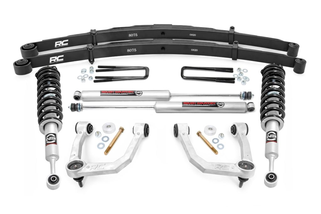 Rough Country 3.5 Inch Lift Kit UCA N3 Struts Toyota Tacoma 2WD/4WD (2005-2023)