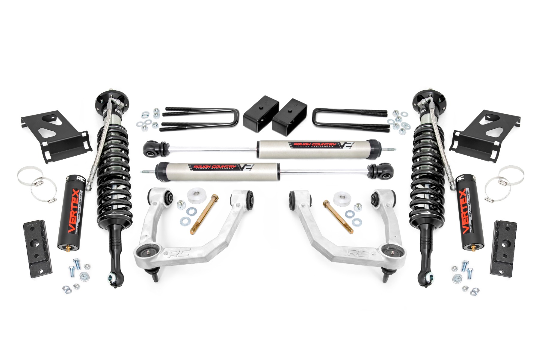 Rough Country 3.5 Inch Lift Kit UCA Vertex/V2 Toyota Tacoma 2WD/4WD (2005-2023)