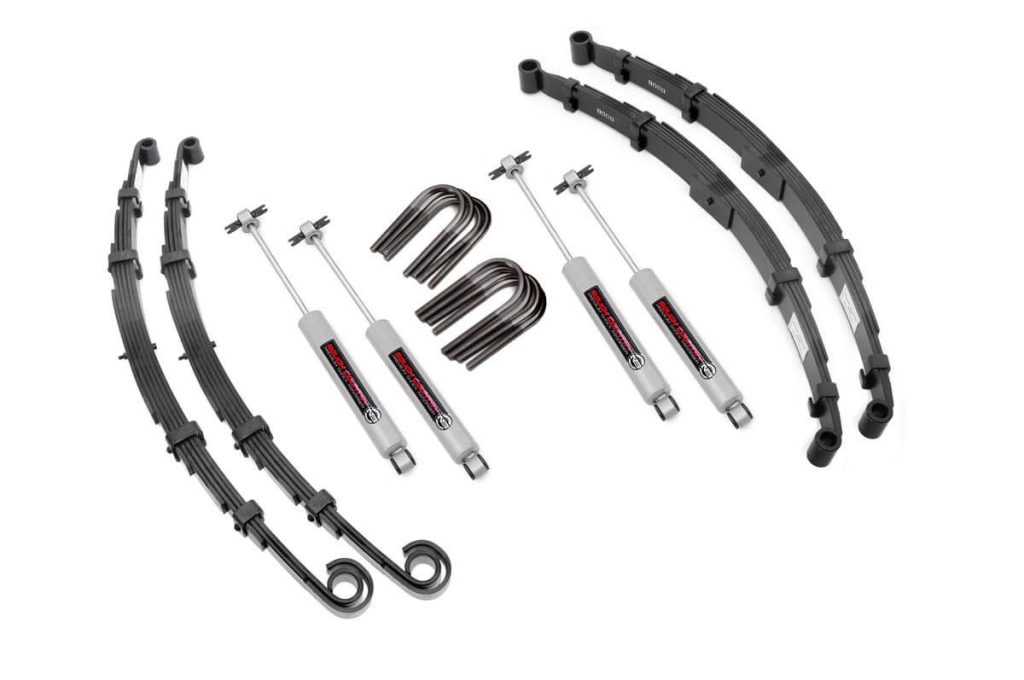 Rough Country 2.5 Inch Lift Kit Jeep CJ5/CJ7 5 4WD (1976-1983)