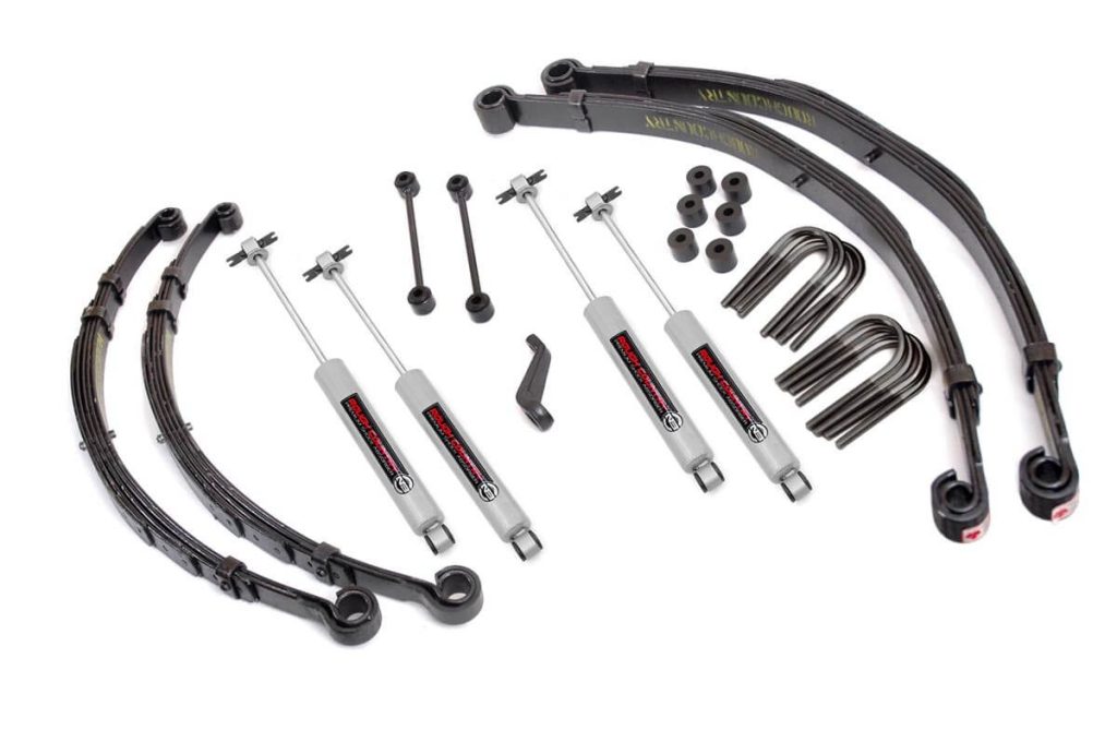 Rough Country 4 Inch Lift Kit Jeep CJ5/CJ7 5 4WD (1982-1983)