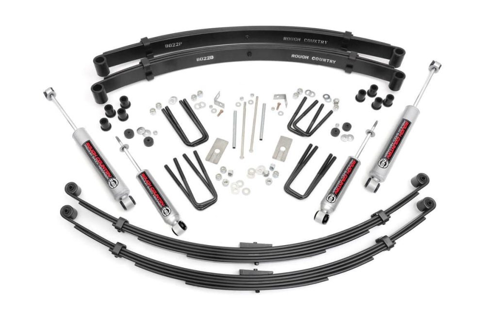 Rough Country 3 Inch Lift Kit RR Springs Toyota Truck 4WD (1979-1983)