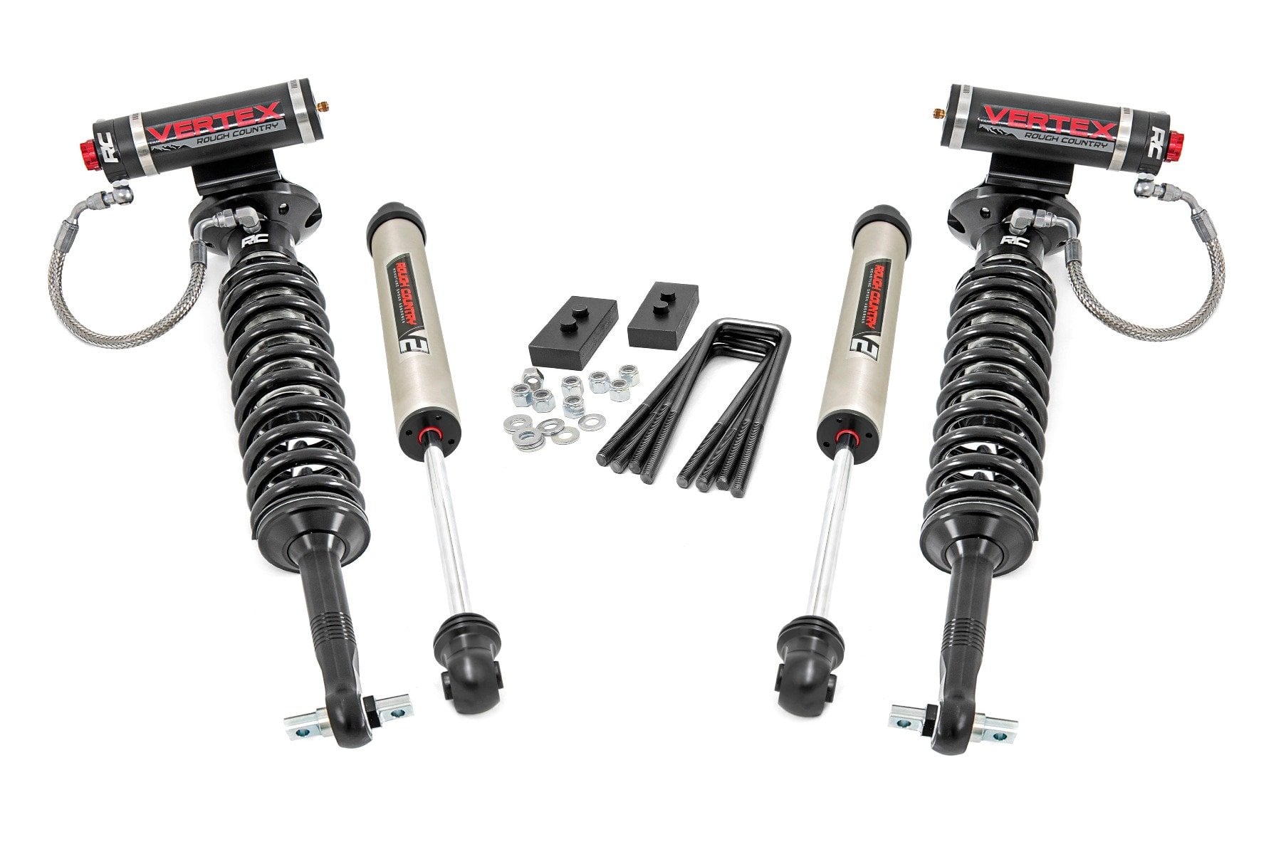 Rough Country 2 Inch Lift Kit Vertex/V2 Ford F-150 4WD (2021-2026)