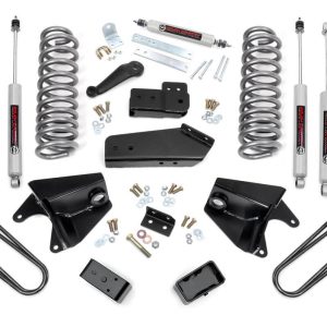 Rough Country 4 Inch Lift Kit Rear Blocks Ford Bronco 4WD (1980-1996)