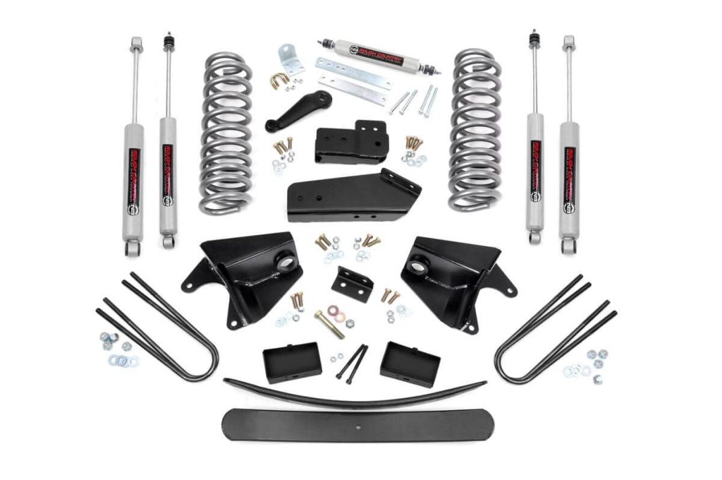 Rough Country 6 Inch Lift Kit Rear Blocks Ford Bronco/F-150 4WD (1980-1996)