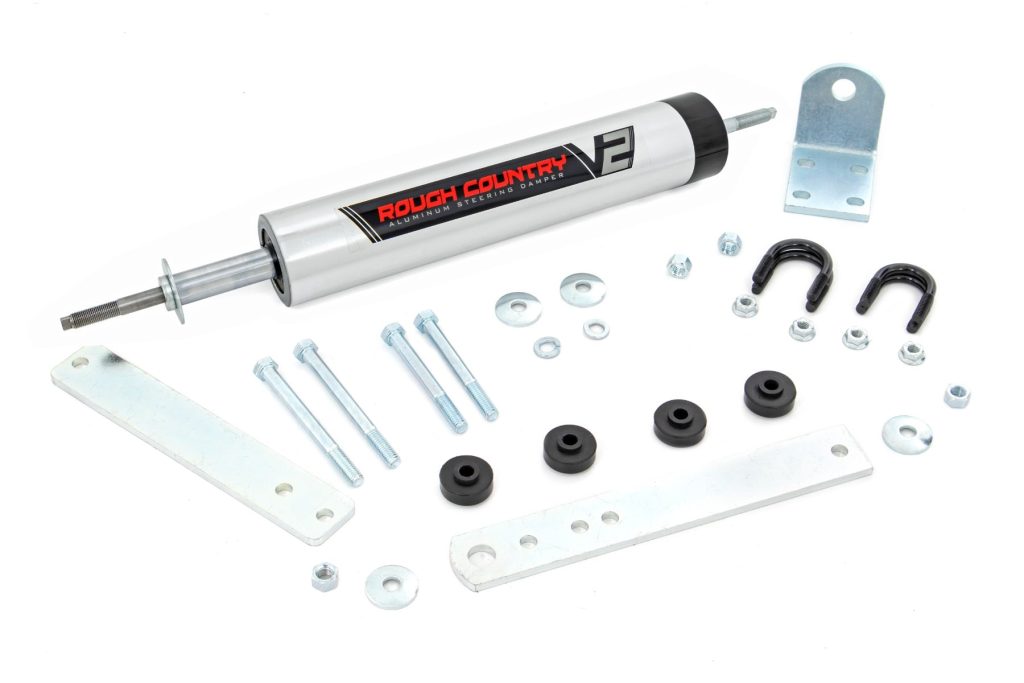 Rough Country V2 Steering Stabilizer Ford Bronco/F-150/F-250 (1980-1998)