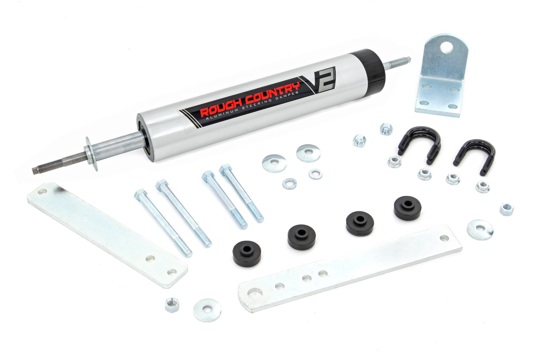 Rough Country V2 Steering Stabilizer Ford Bronco/F-150/F-250 (1980-1998)