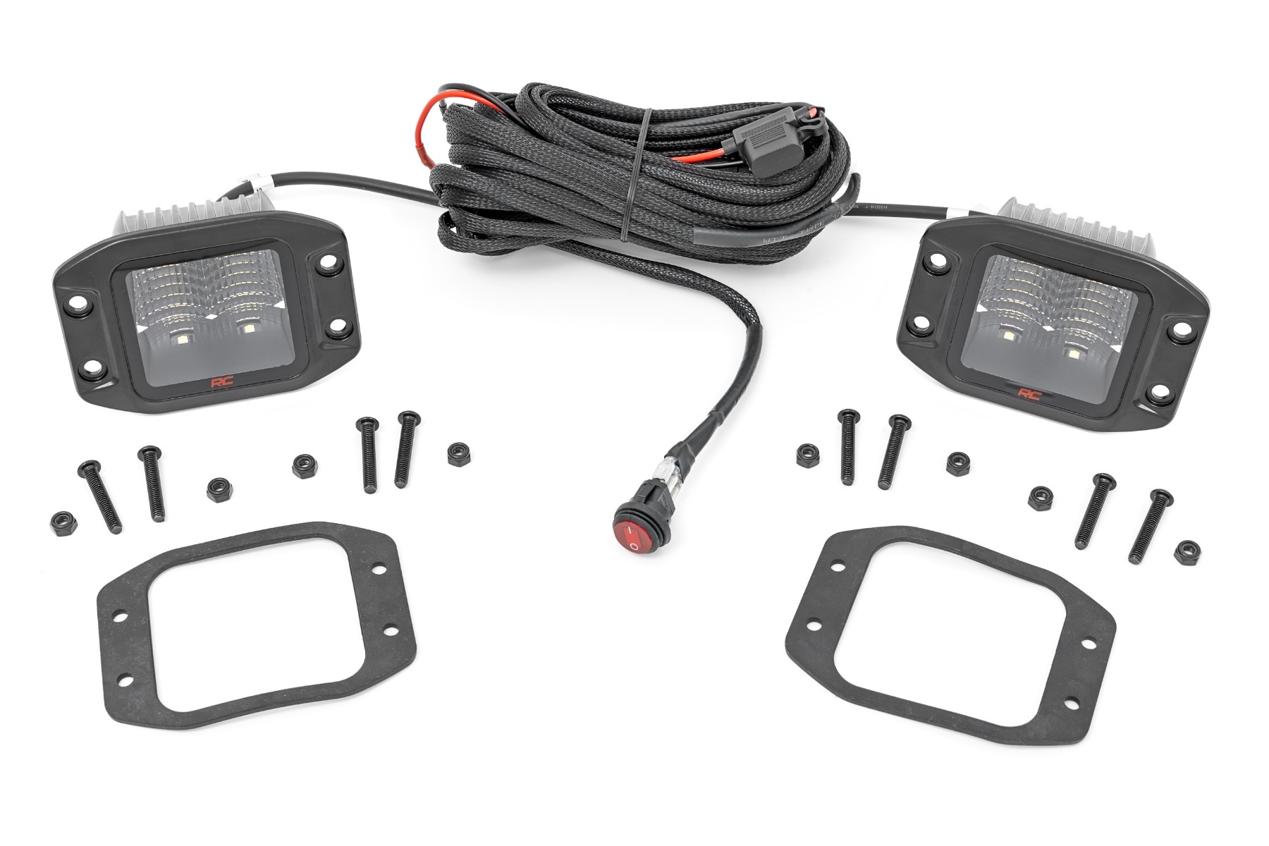 Rough Country 2 Inch Spectrum Series LED Light Pods Flush Mount