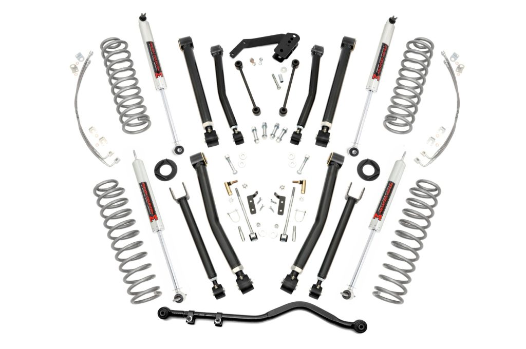 Rough Country 4 Inch Lift Kit X-Series M1 Jeep Wrangler JK 4WD (2007-2018)