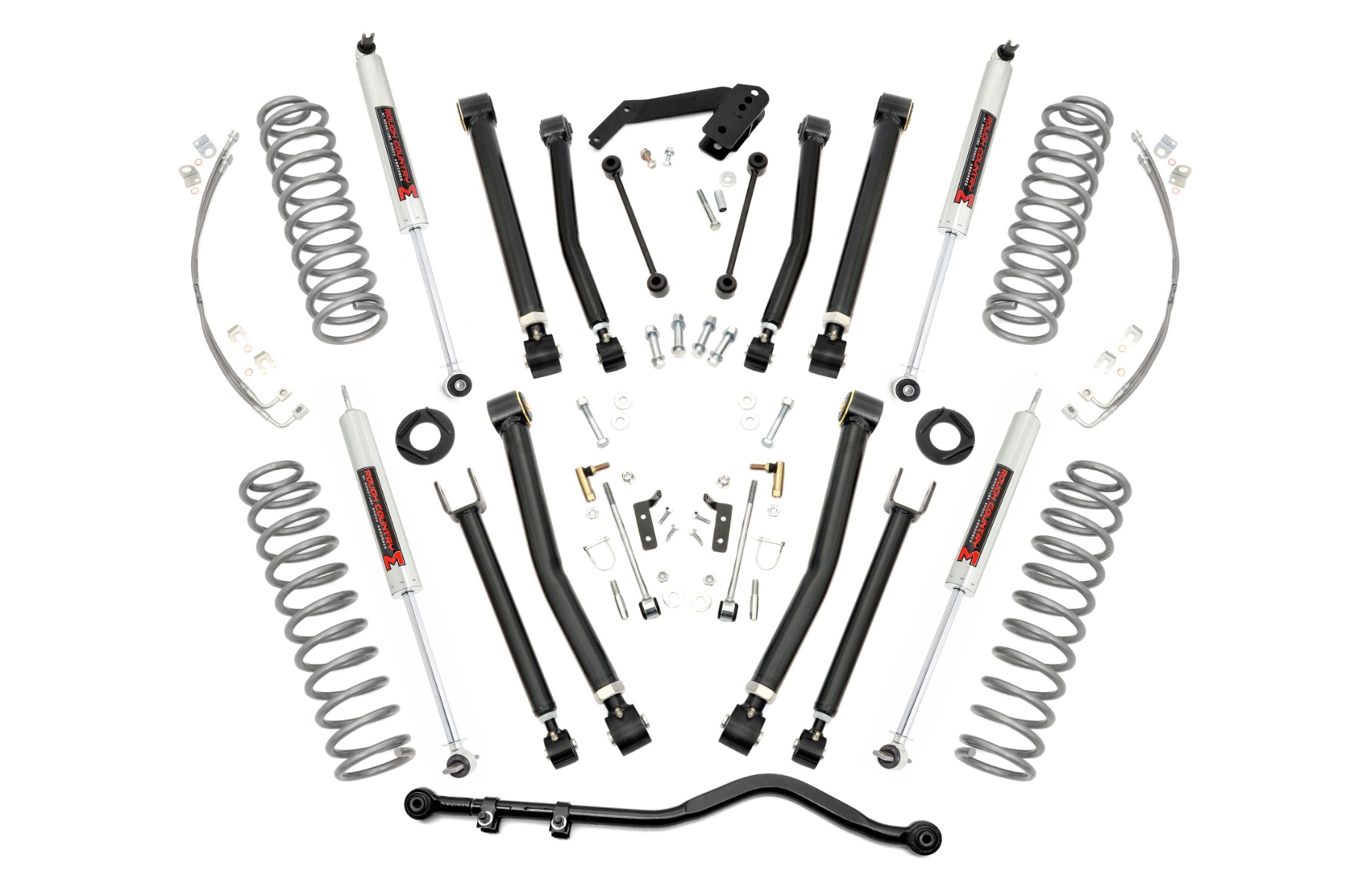 Rough Country 4 Inch Lift Kit X-Series M1 Jeep Wrangler JK 4WD (2007-2018)